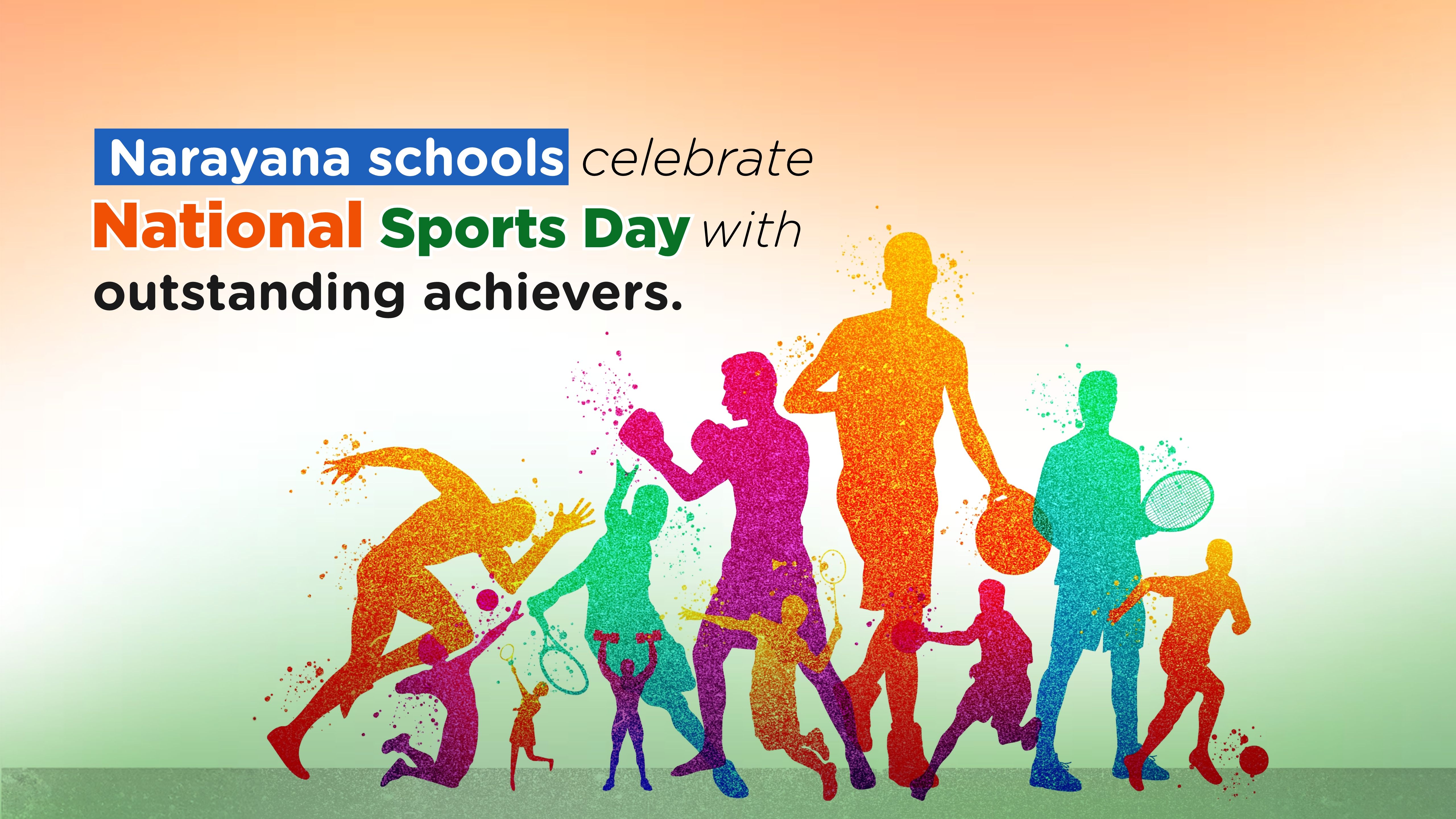 Narayana Schools Celebrate National Sports Day with Outstanding Achievers